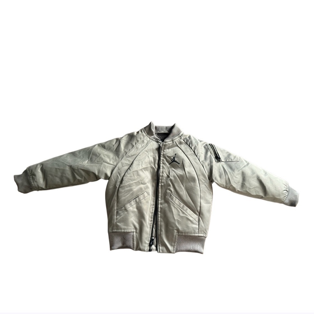 Air Jordan Olive Green Bomber Jacket-Size 2T-Like New